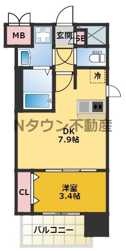 【間取り】 | プレサンスNAGOYA本陣 | 間取りです。