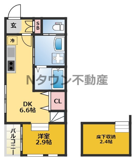 【間取り】 | ハーモニーテラス大幸 | 間取りです