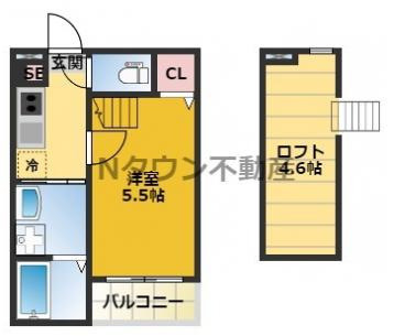 【間取り】 | デュアリーナ本陣 | 間取りです。