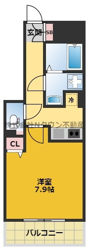 【間取り】 | ディアレイシャス大須赤門通本町 | 間取りです。
