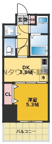 【間取り】 | さくらHills NISHIKI Platinum Residence | 間取りです。