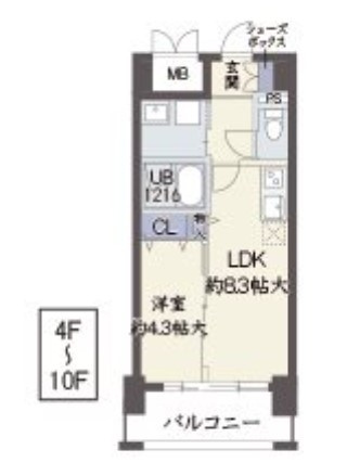 【間取り】 | パークサイド本町