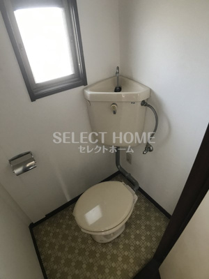 【トイレ】 | 駒之舞アパート | シンプルで使いやすいトイレです