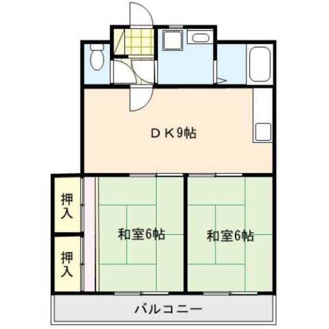 HIROハイツの間取り