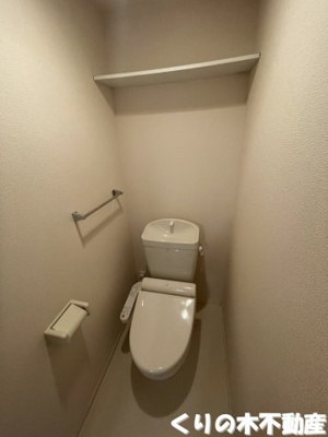【トイレ】 | セジュール上ノ山Ⅱ | ゆったりとした空間のトイレです