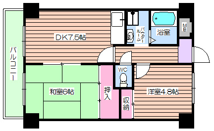 【間取り】 | 大拓ハイツ10