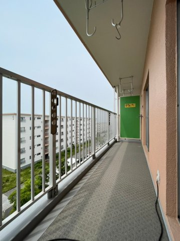 東垂水住宅7号棟のバルコニー