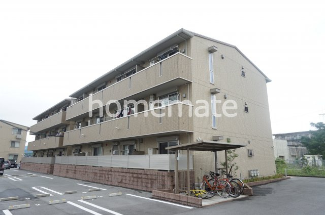合志市須屋のアパートの外観