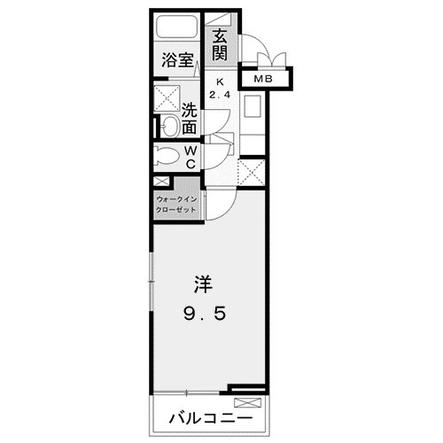 【間取り】 | アリエス・Ｋ