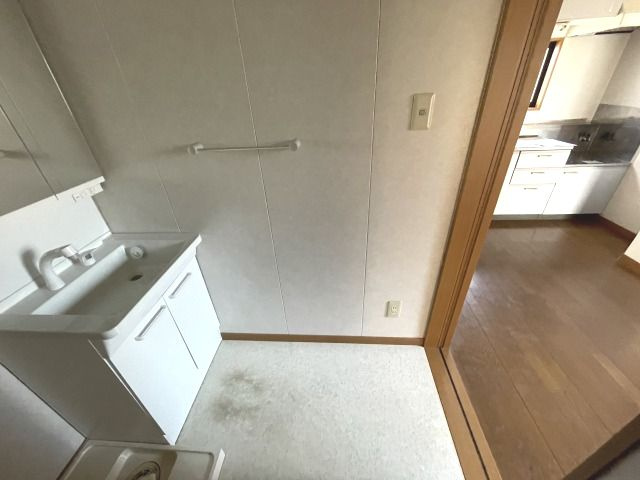 アーバン・ドウェルYSの洗面所|広い洗面スペース