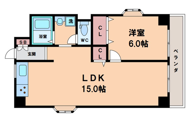 【間取り】 | ハイネスキタノ