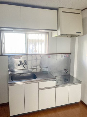 【キッチン】 | フラットクリーデンス | 2口ガスコンロ設置可能