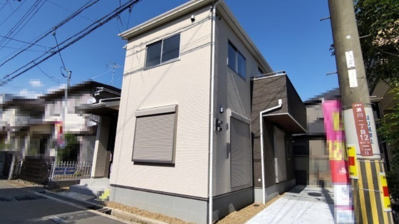 リーブルガーデン箕面市瀬川1丁目7期　全2棟　新築戸建ての外観
