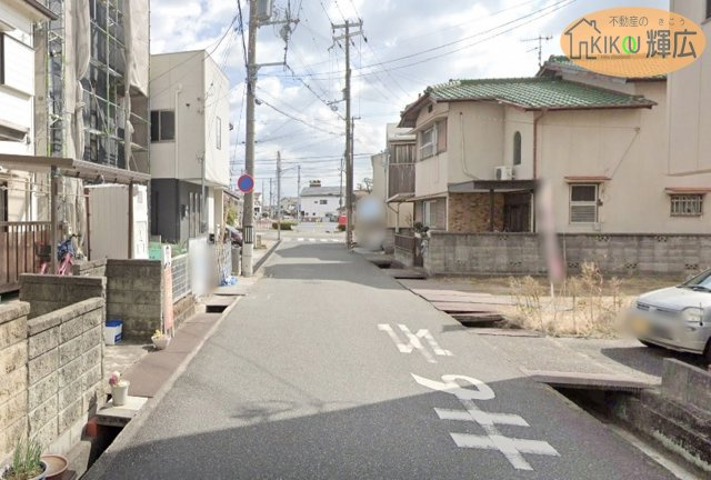 加古川市野口町良野　土地の前面道路含む現地写真|前面道路は広々としておりますので、お車の運転が苦手な方でも安心ですね。