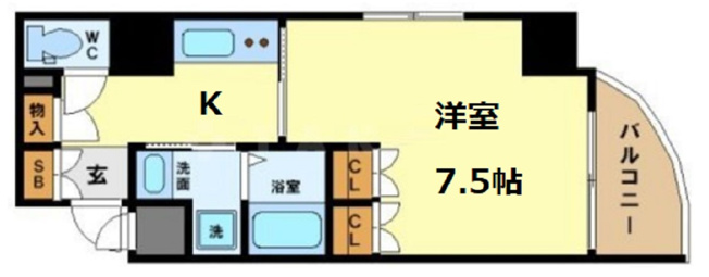 【間取り】 | アスヴェル江戸堀