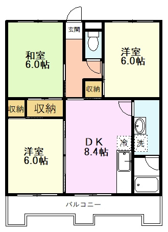 【間取り】 | エスポアール花澤台