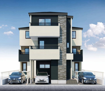 【外観パース】 | 所沢市小手指町1丁目　全3棟　1号棟 | パースはイメージです