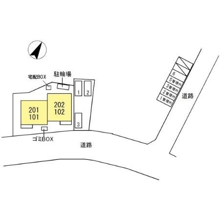 デューク 青葉の区画図