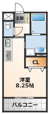 【間取り】 | レジデンスコート武庫川