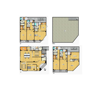 【間取り】 | 《築浅！》名古屋市港区七番町5丁目一棟マンション