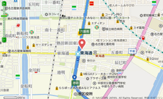 【地図】 | 《築浅！》名古屋市港区七番町5丁目一棟マンション