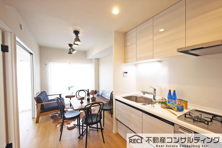 プレステージ魚崎中町の外観|3方向角部屋