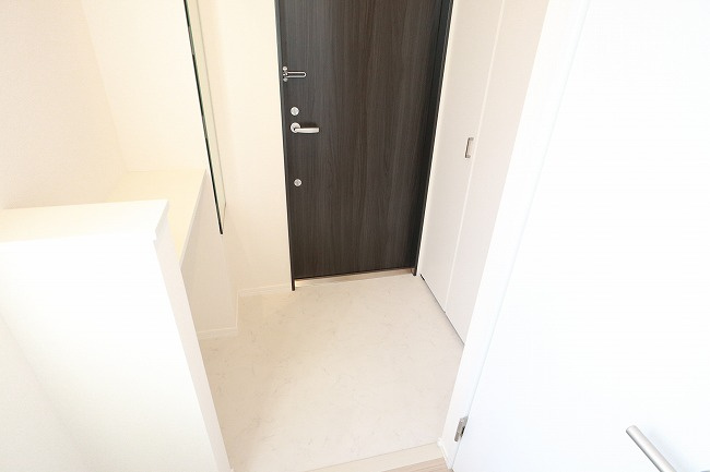 ルミエールドゥソレイユの玄関