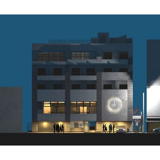 とけいや館　北野坂の外観パース