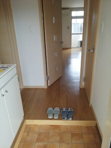 プレジデントハイツ近藤（Ａ）の玄関|明るい玄関です