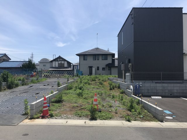 鴻巣市箕田の売地の外観