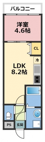 フジパレス城東諏訪V番館の間取り