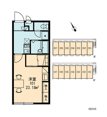 【区画図】 | レオパレスエクセレント.10 | 画像3