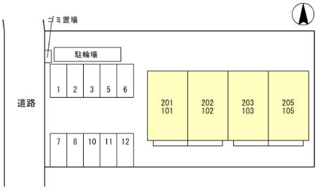 ファミールの区画図