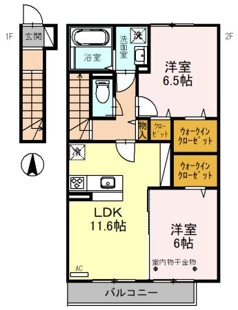 ファミールの間取り
