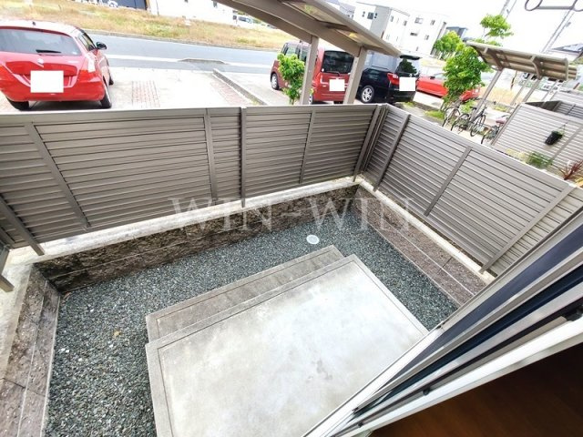 豊橋市牛川町字東側の一戸建ての庭