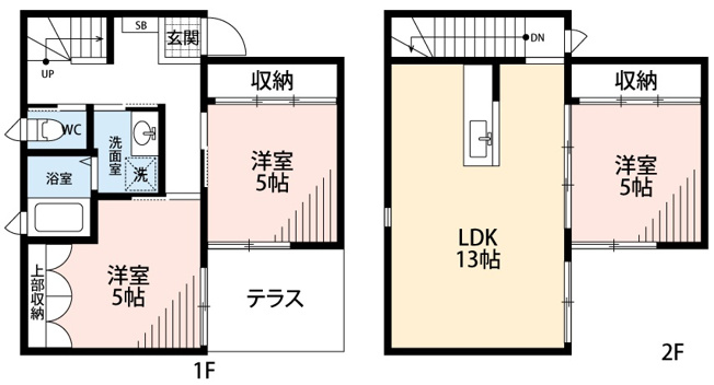 【間取り】 | サンヒルズ中町