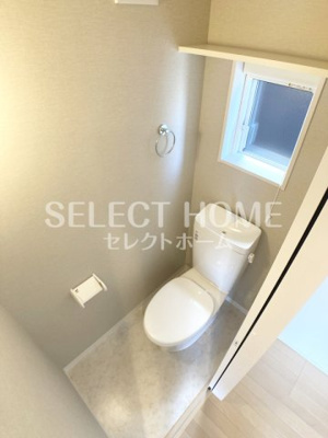 【トイレ】 | サンヒルズ中町 | 落ち着いた色調のトイレです