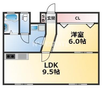 【間取り】 | ラムール長田