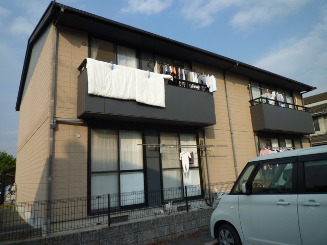 倉敷市大内のアパートの外観