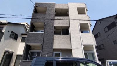 【外観】 | ハーモニーテラス下新庄Ⅱ | 設備充実の単身向け物件です