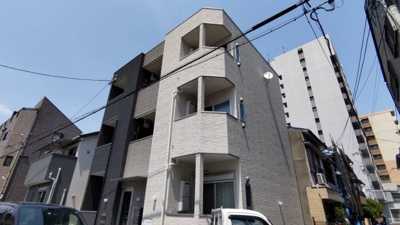 【外観】 | ハーモニーテラス下新庄Ⅱ | 設備充実の単身向け物件です