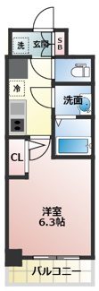【間取り】 | ファーストフィオーレ神戸湊町