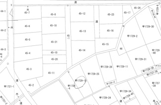 【土地図】 | 小和田　売地