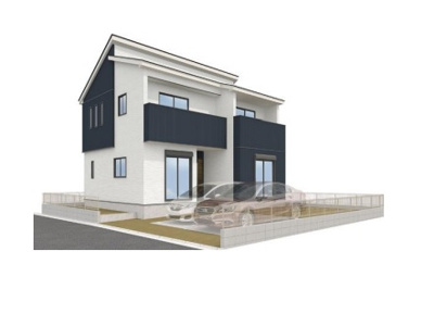 【外観パース】 | 高崎市芝塚町新築住宅　2期②