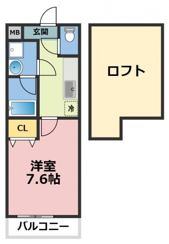 フジパレスえんじゅの間取り