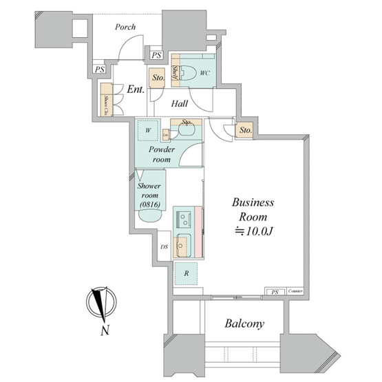 【間取り】 | ドゥ・トゥール EAST　SOHO棟