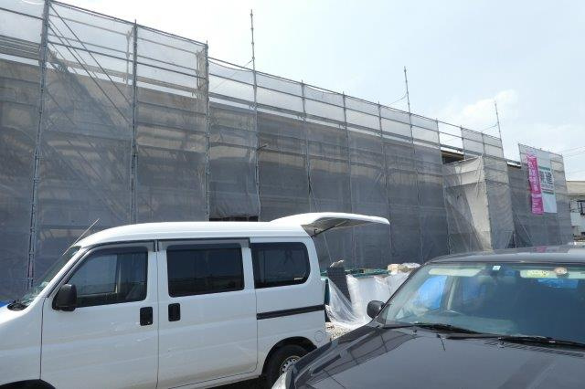 仮）スターテラスⅡ総社三輪の外観|建築現場