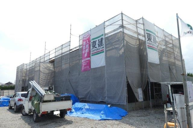 仮）スターテラスⅡ総社三輪の外観|建築現場