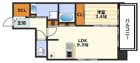 サクラブルーレジデンスの間取り