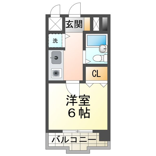垂水ハイツ一番館の間取り
